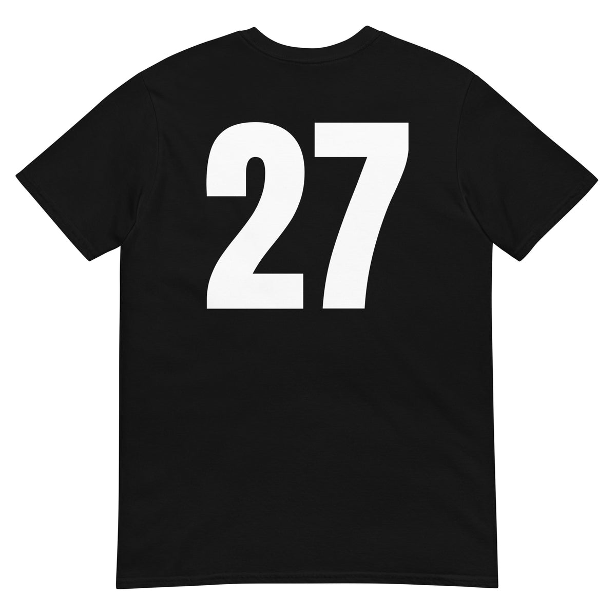 Numero 27 selässä t-paita