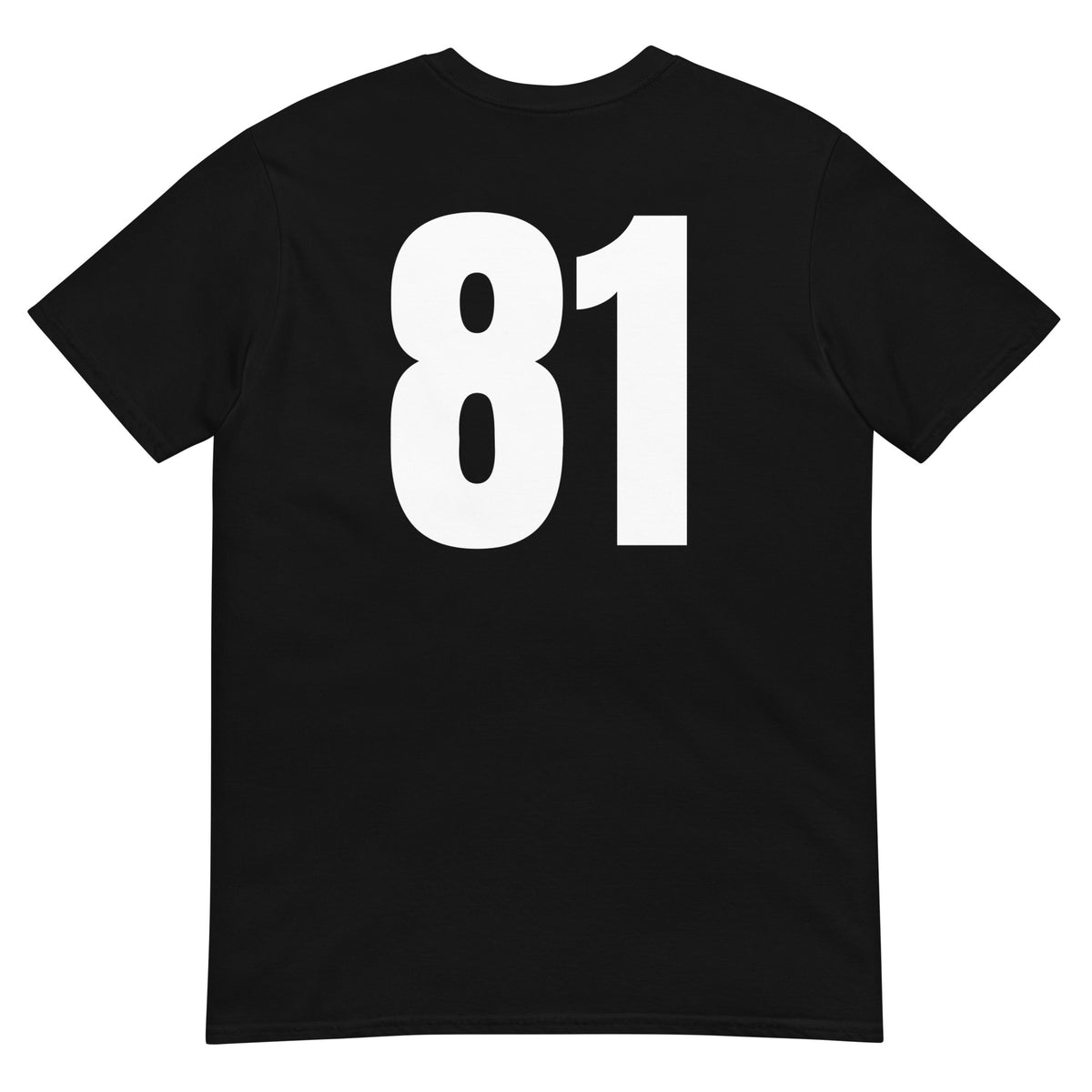 Numero 81 selässä t-paita