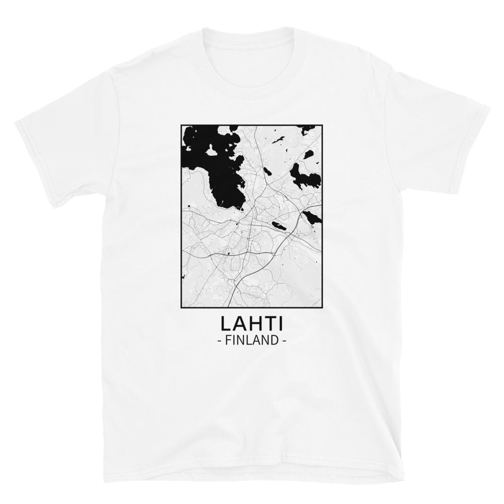 Lahti - kartta t-paita