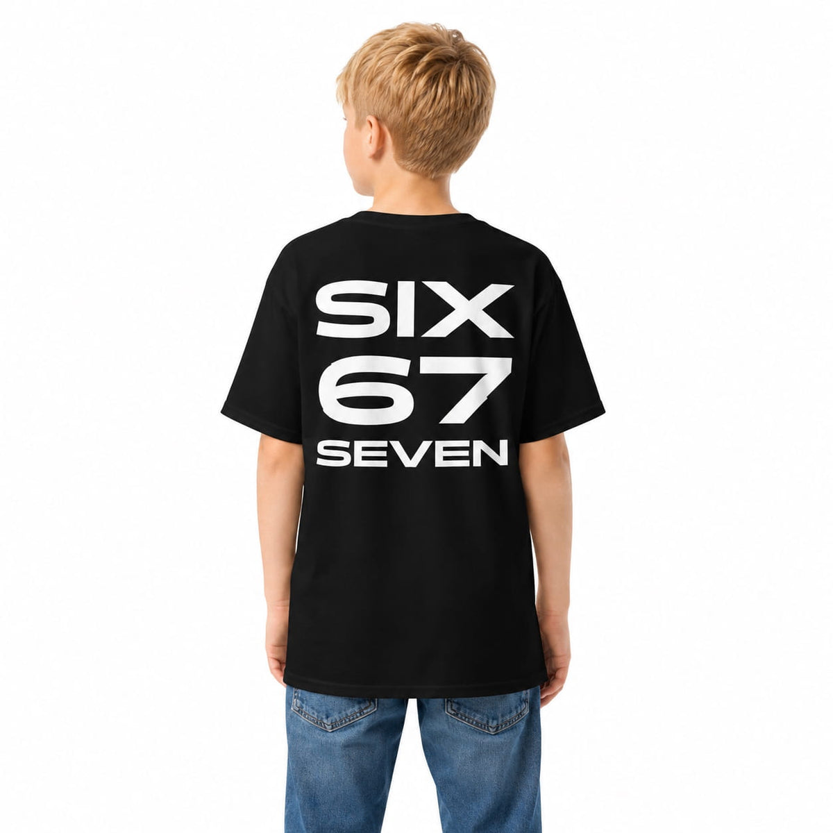 Six Seven selässä lasten t-paita