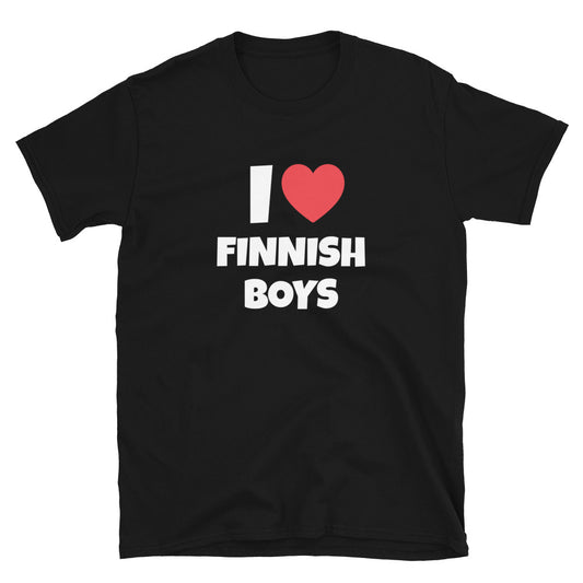 I ❤️ Finnish Boys t-paita