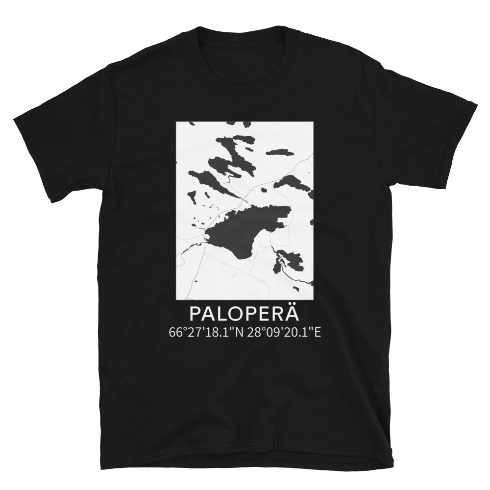 Paloperä - kartta t-paita