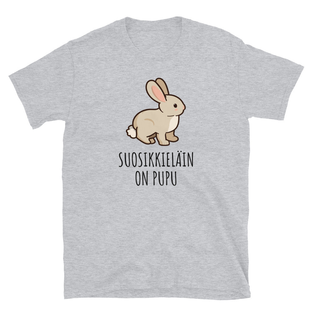 Suosikkieläin on pupu t-paita