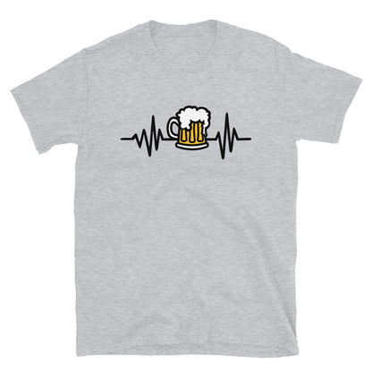 Beer Heartbeat t-paita