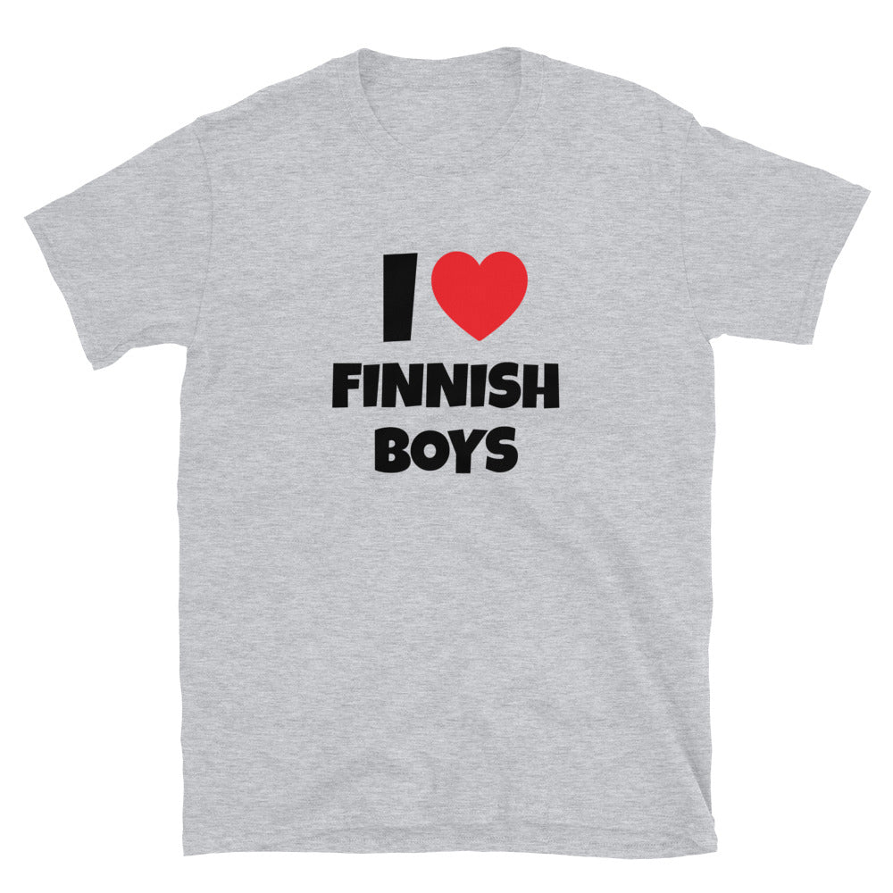 I ❤️ Finnish Boys t-paita