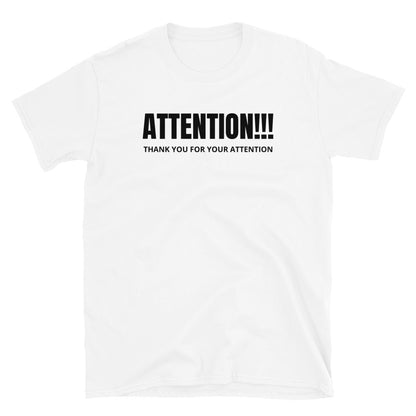 Attention t-paita