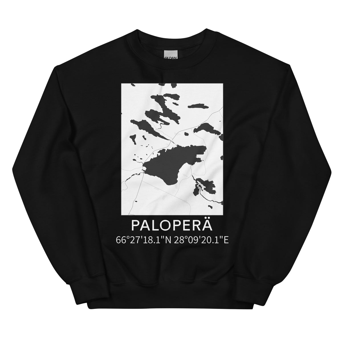Paloperä - kartta college