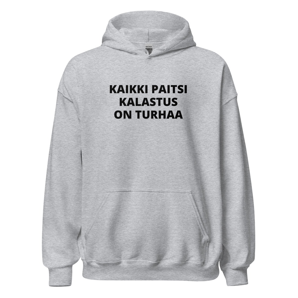 Kaikki paitsi kalastus on turhaa huppari
