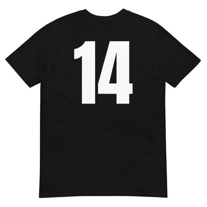 Numero 14 selässä t-paita