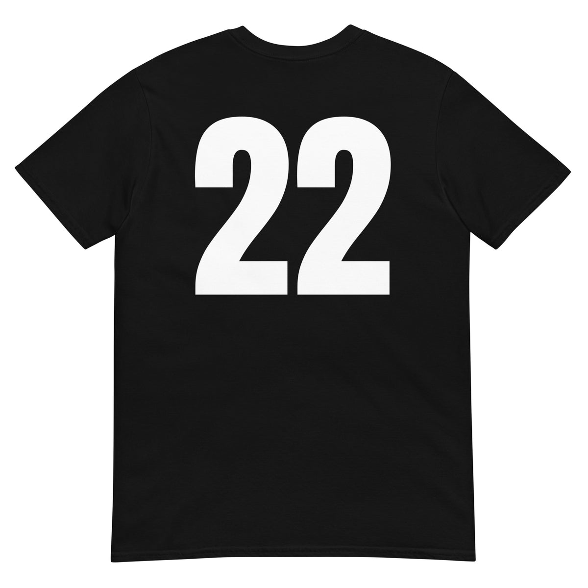 Numero 22 selässä t-paita