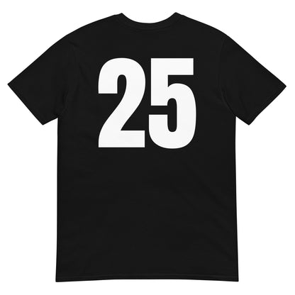 Numero 25 selässä t-paita
