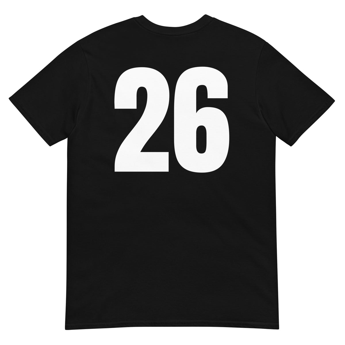 Numero 26 selässä t-paita