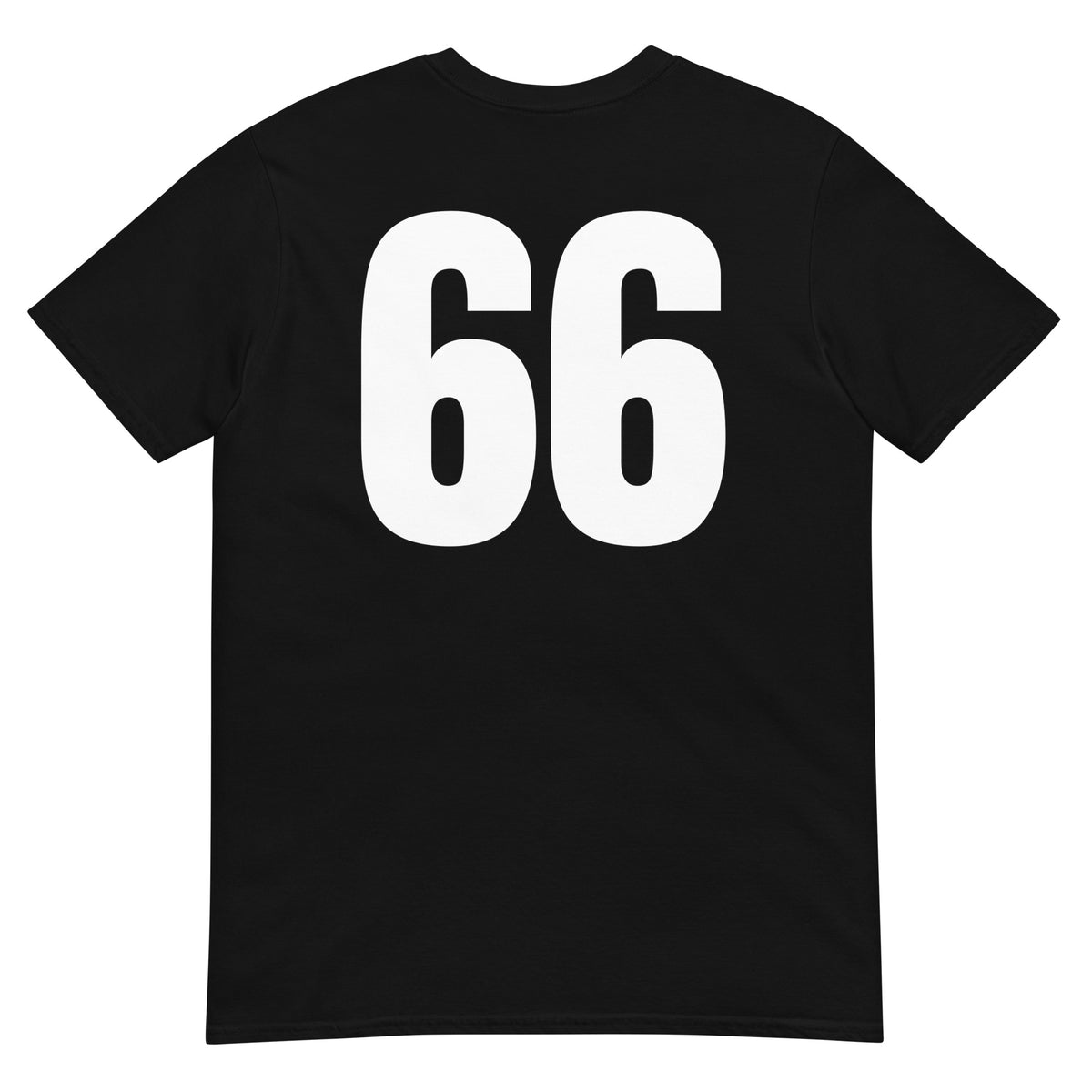 Numero 66 selässä t-paita
