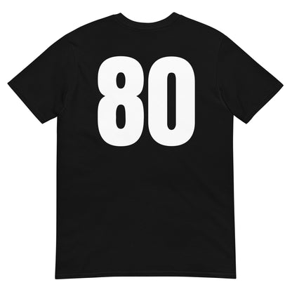 Numero 80 selässä t-paita