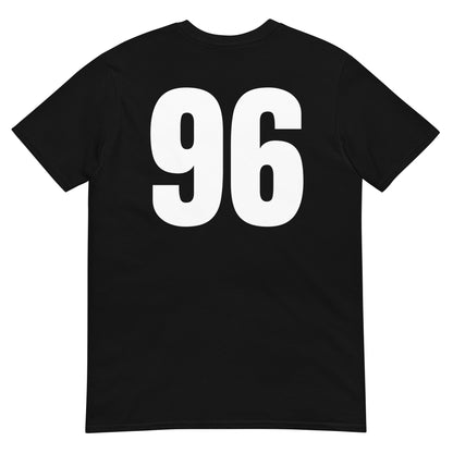 Numero 96 selässä t-paita