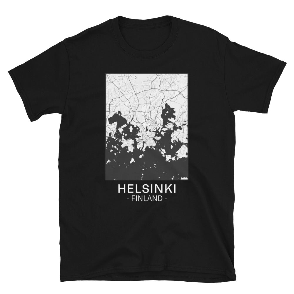 Helsinki - kartta t-paita