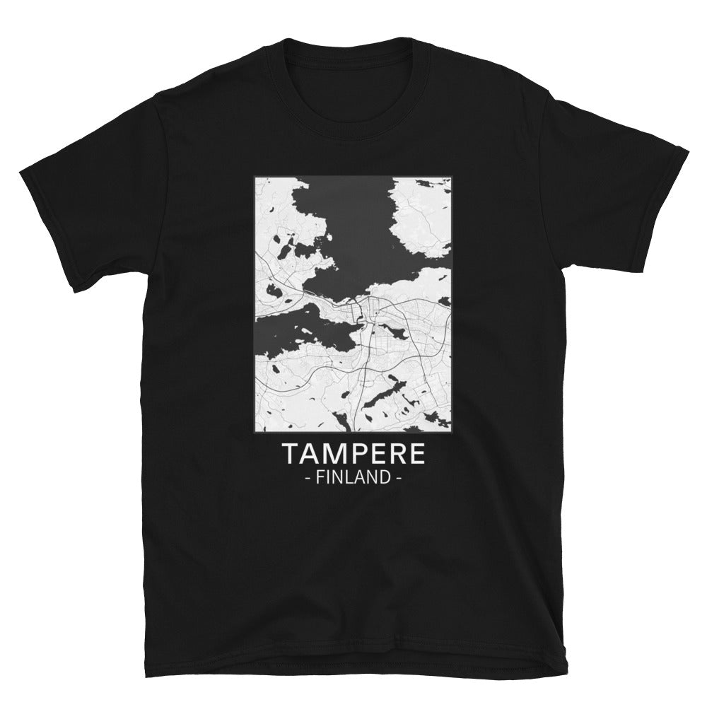 Tampere - kartta t-paita