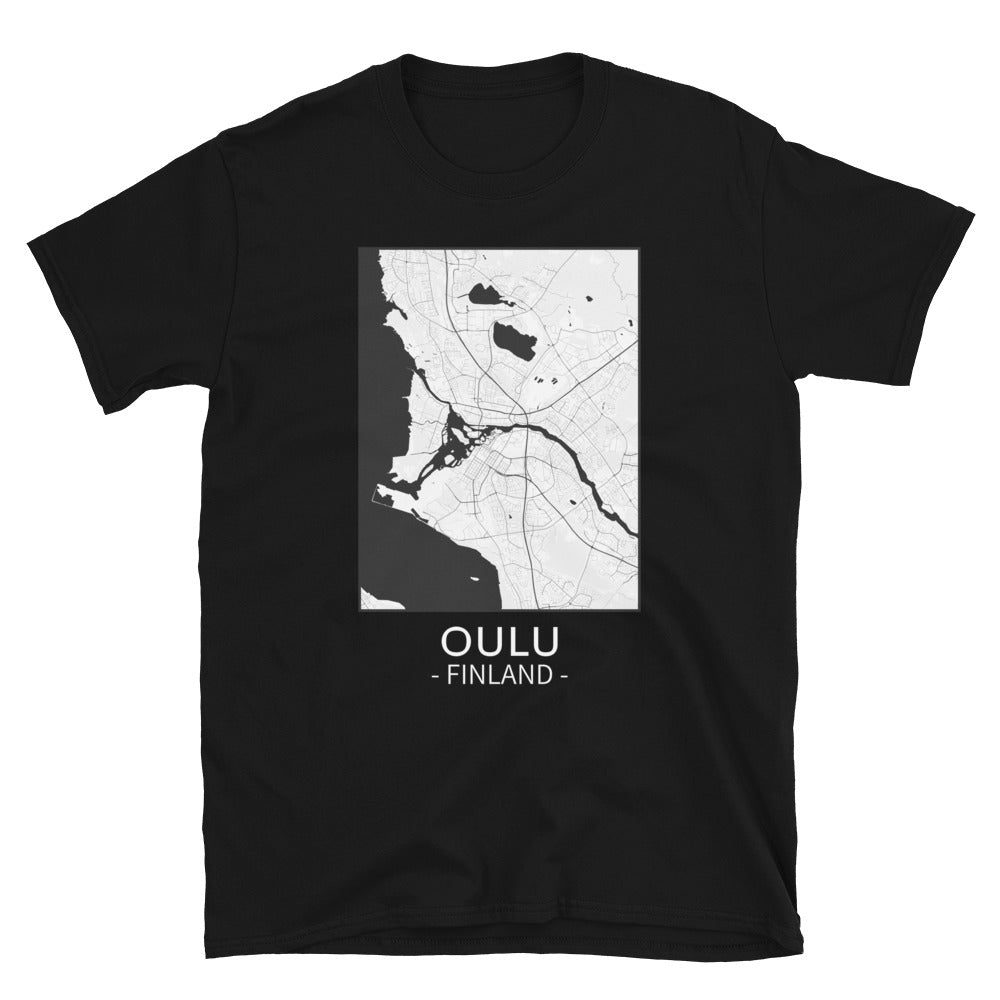 Oulu - kartta t-paita