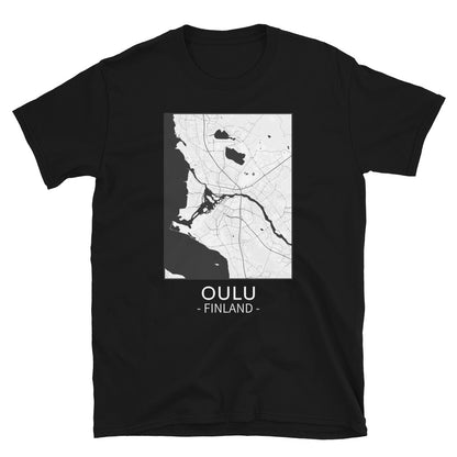 Oulu - kartta t-paita