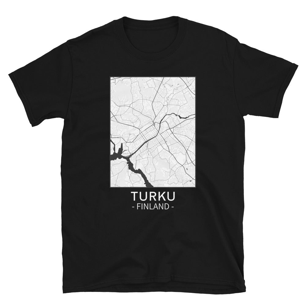 Turku - kartta t-paita