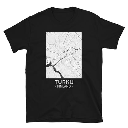 Turku - kartta t-paita
