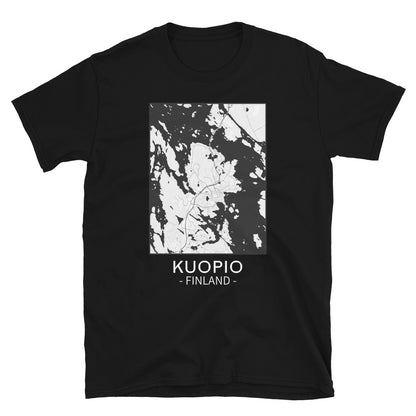 Kuopio - kartta t-paita