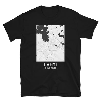 Lahti - kartta t-paita