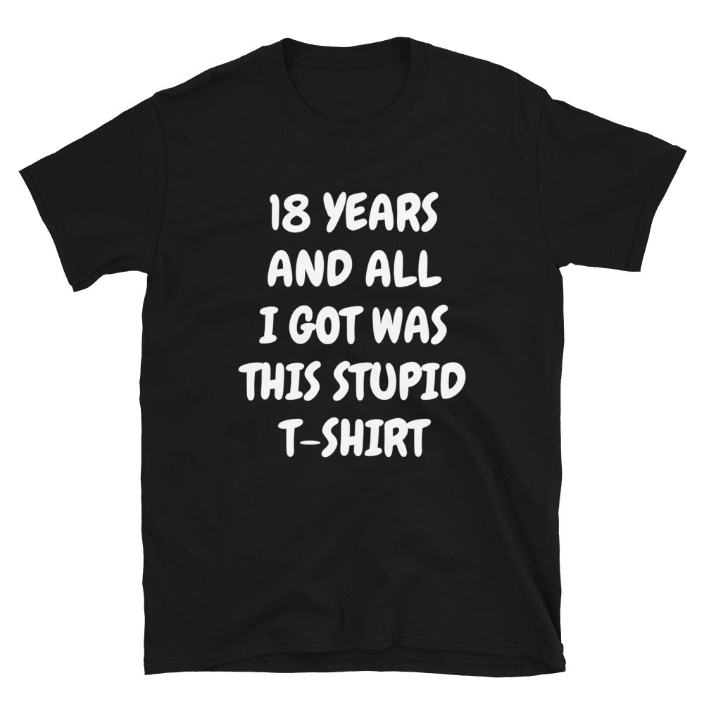 18 years and all I got t-paita