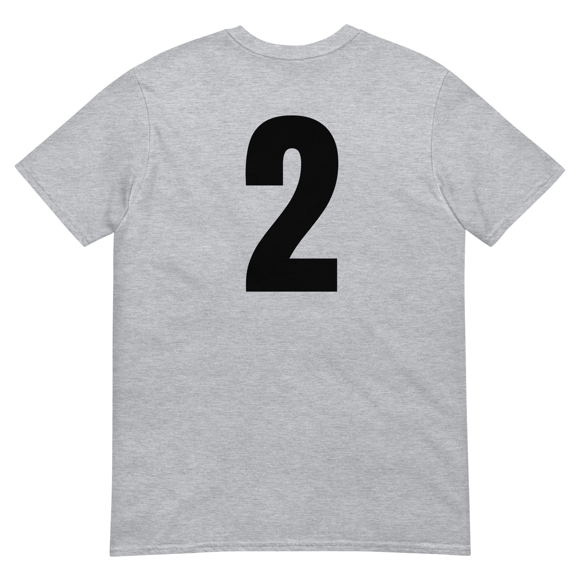 Numero 2 selässä t-paita