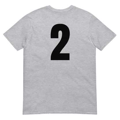 Numero 2 selässä t-paita