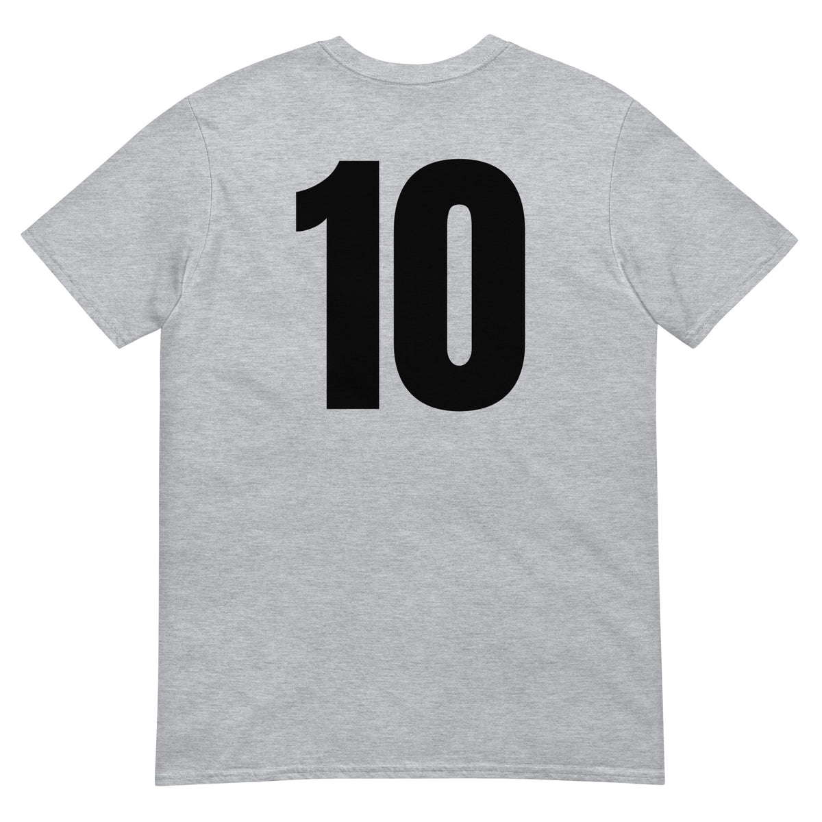 Numero 10 selässä t-paita