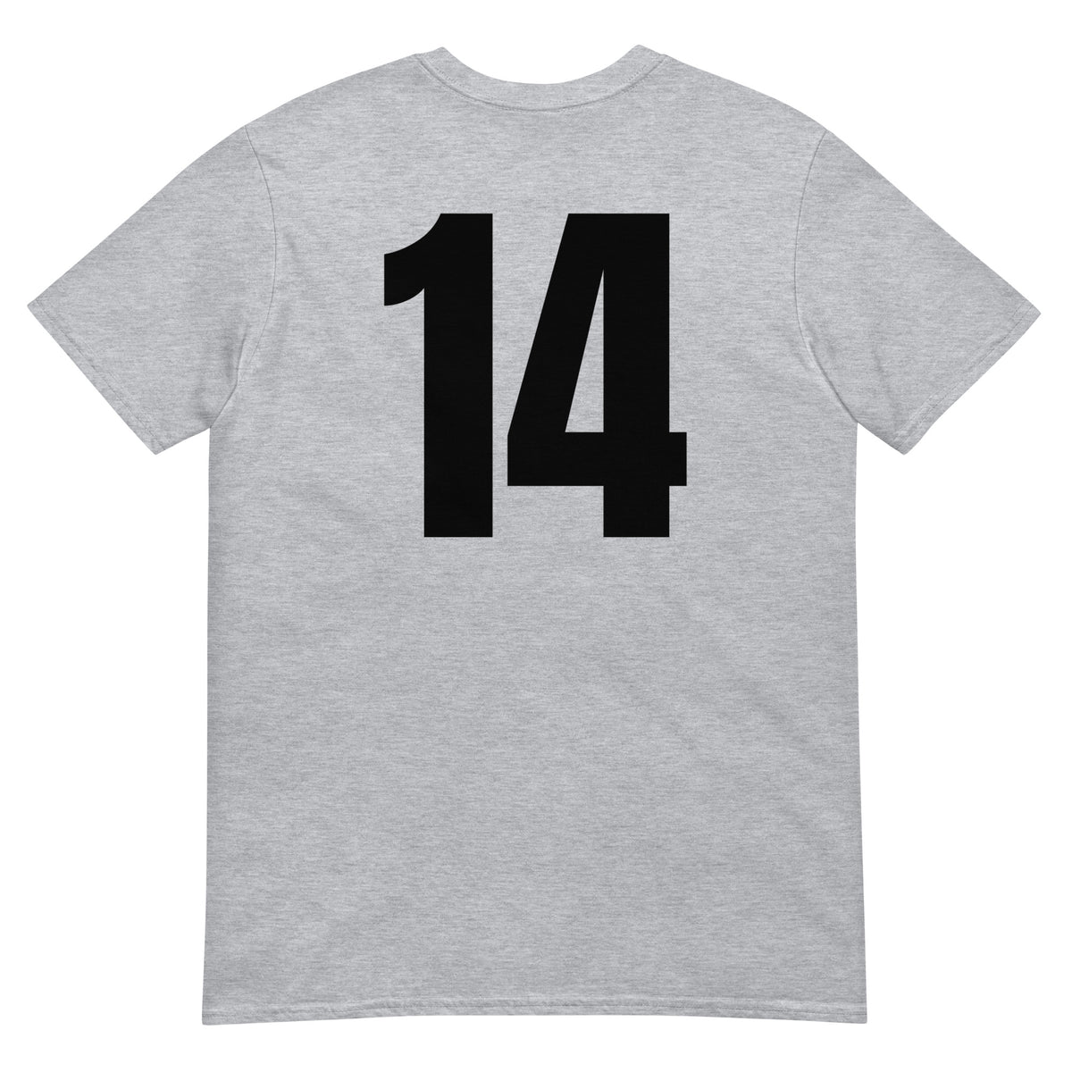 Numero 14 selässä t-paita