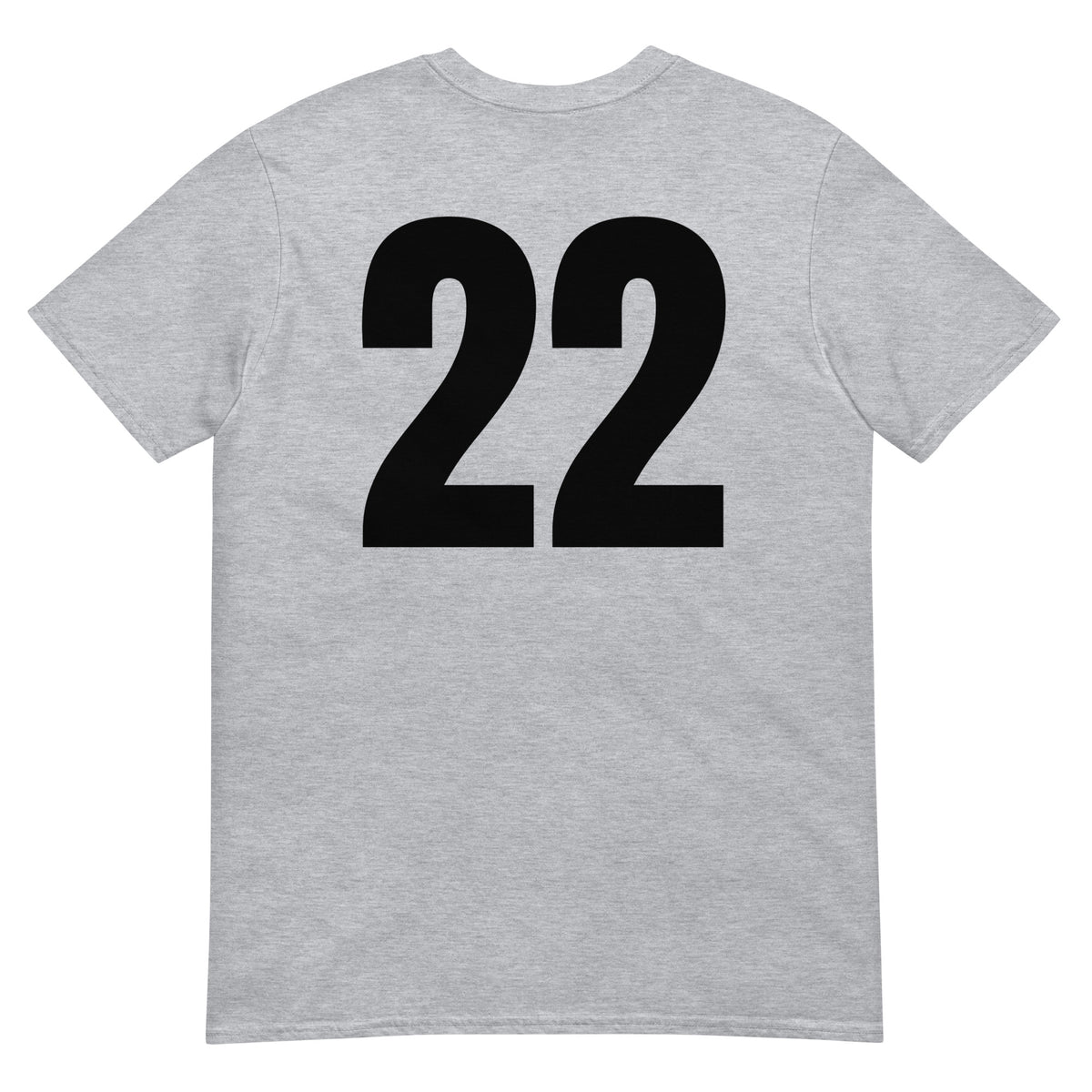 Numero 22 selässä t-paita