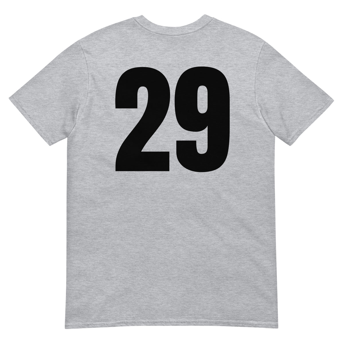 Numero 29 selässä t-paita