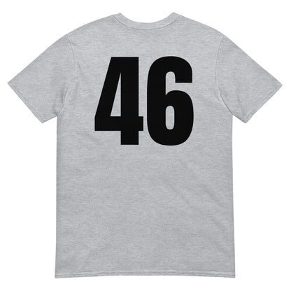 Numero 46 selässä t-paita