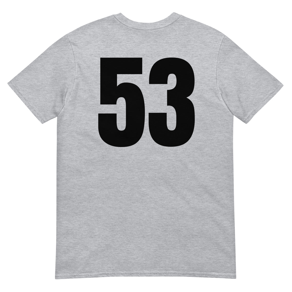 Numero 53 selässä t-paita