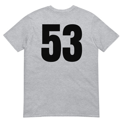 Numero 53 selässä t-paita