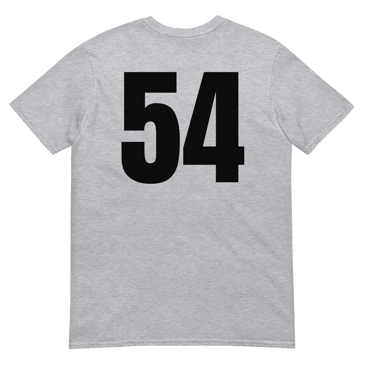 Numero 54 selässä t-paita