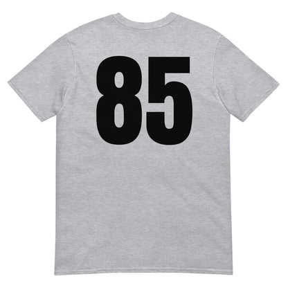 Numero 85 selässä t-paita