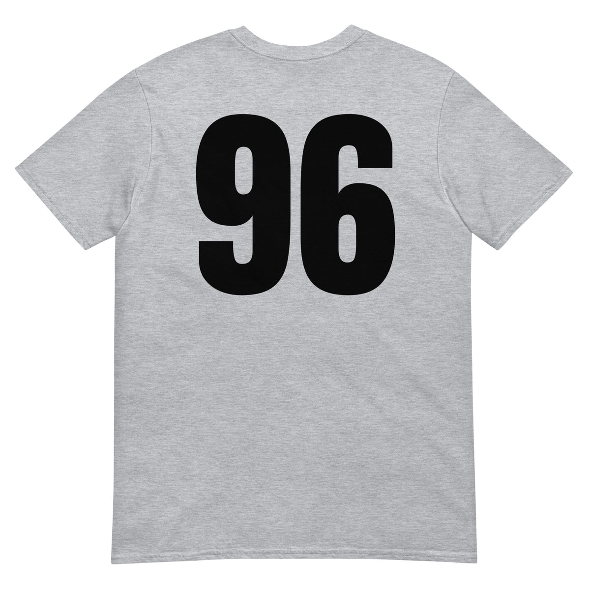 Numero 96 selässä t-paita