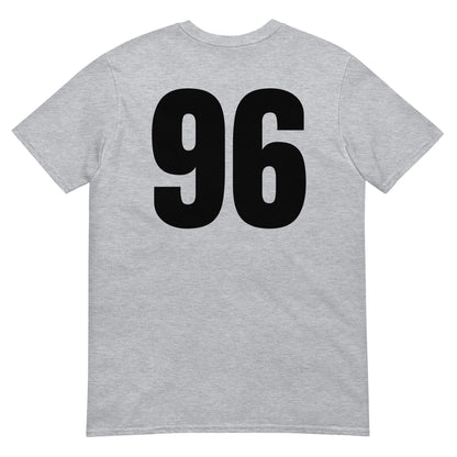 Numero 96 selässä t-paita