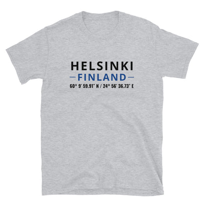 Helsinki - Koordinaatit t-paita