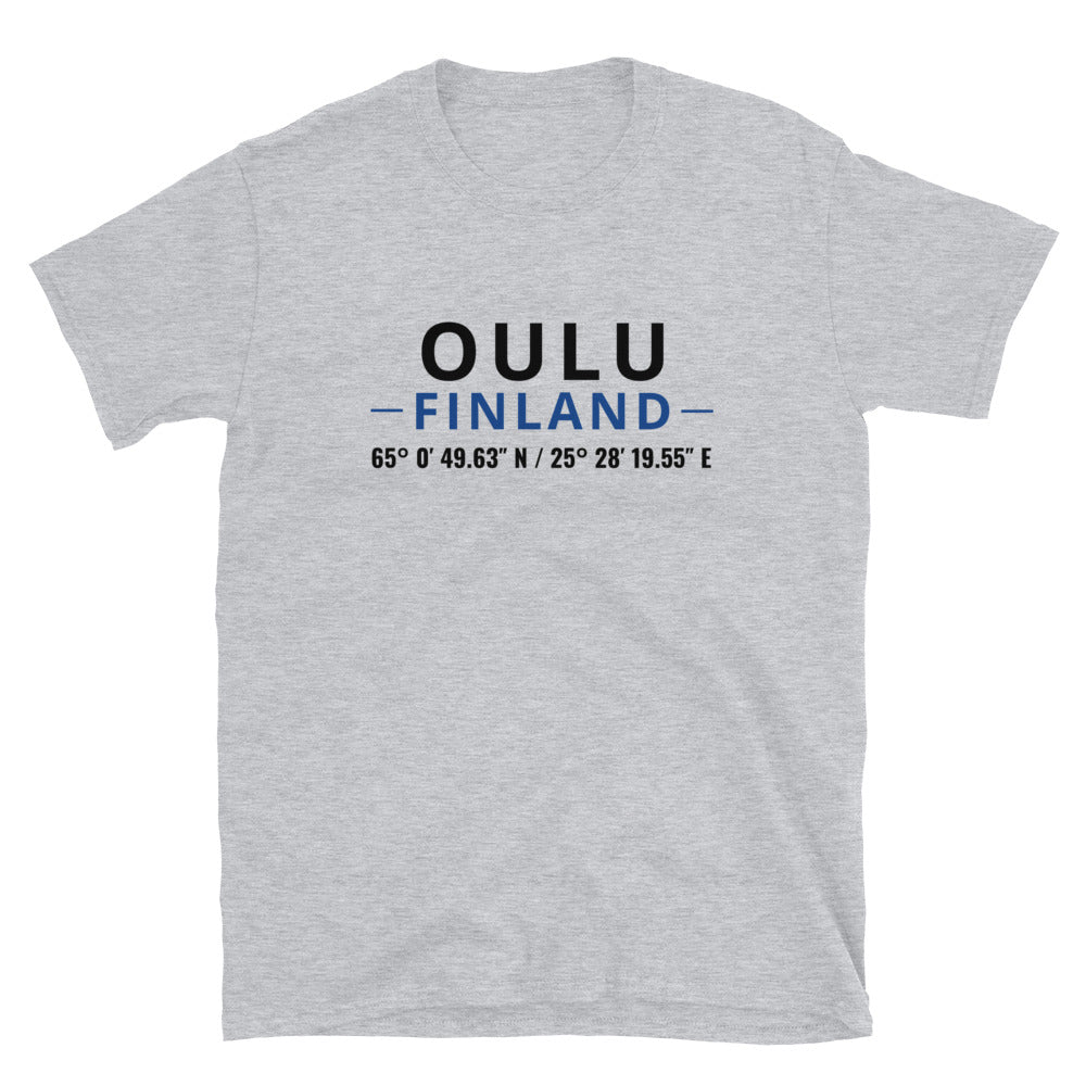 Oulu - Koordinaatit t-paita