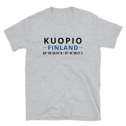 Kuopio - Koordinaatit t-paita