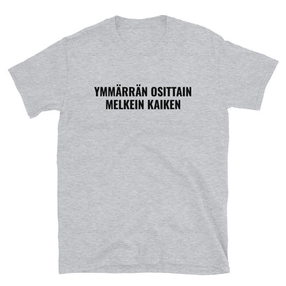 Ymmärrän osittain melkein kaiken t-paita