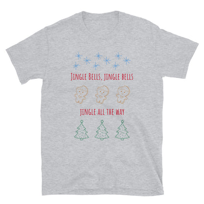 Jingle all the way t-paita