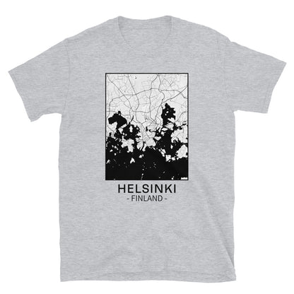Helsinki - kartta t-paita