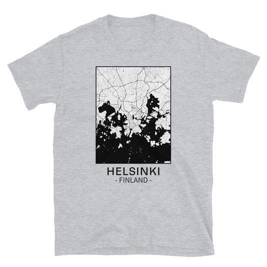 Helsinki - kartta t-paita