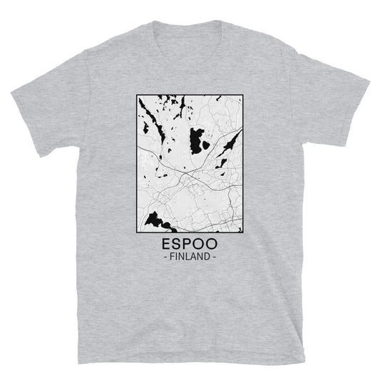 Espoo - kartta t-paita