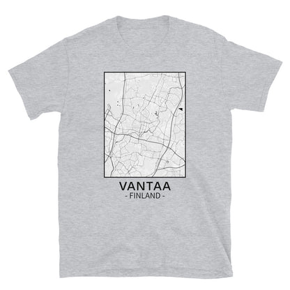 Vantaa - kartta t-paita
